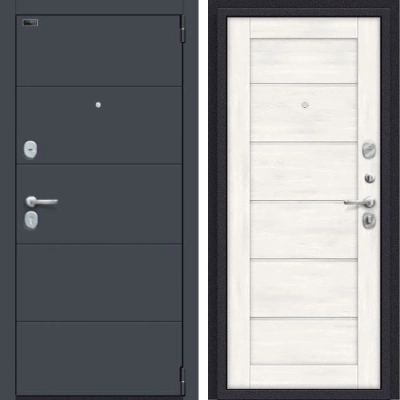 Дверь входная металлическая Bravo Porta S4. Л22 Nordic Oak