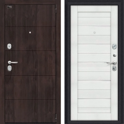 Дверь входная металлическая Bravo Porta S 4. П22 (Прайм) Bianco Veralinga