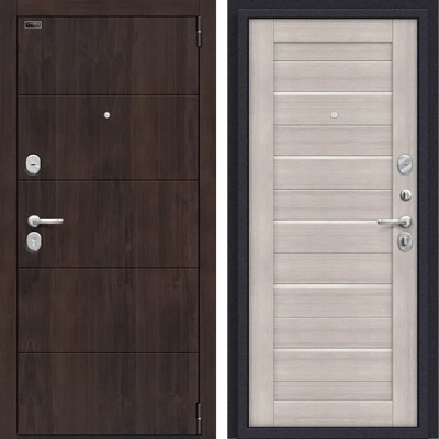 Дверь входная металлическая Bravo Porta S 4. П22 (Прайм) Cappuccino Veralinga