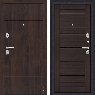 Дверь входная металлическая Bravo Porta S 4. П22 (Прайм) Wenge Veralinga