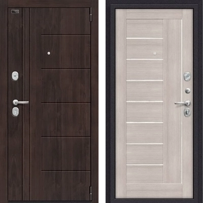Дверь входная металлическая Bravo Porta S 9/П29 (Модерн) Cappuccino Veralinga